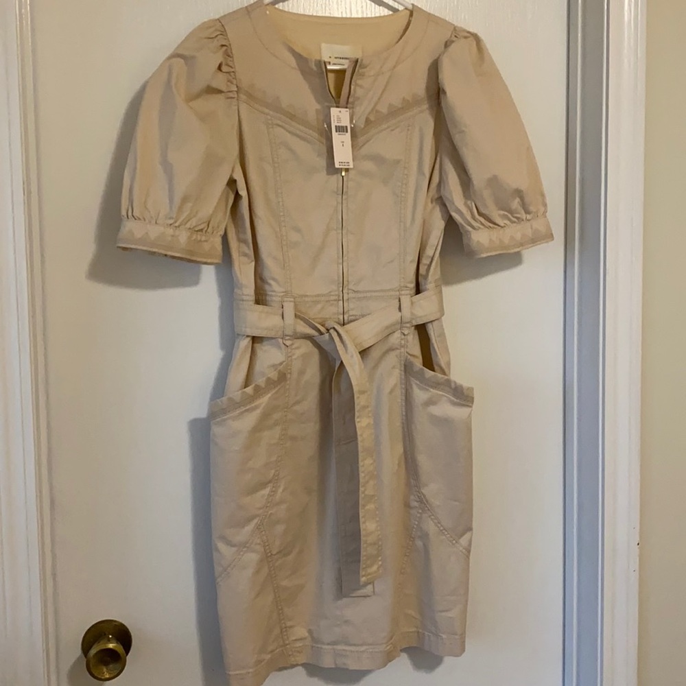 NWT Anthropologie Puff Sleeve Dress